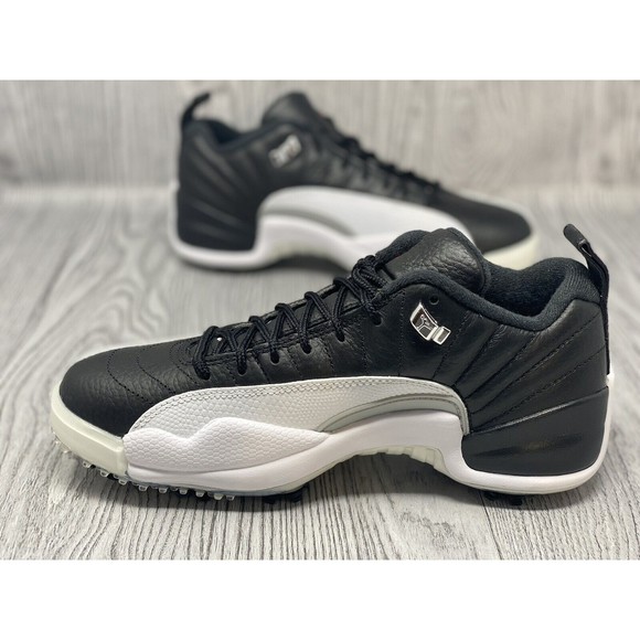 Nike Air Jordan XII 12 G Golf Playoff White Black DH4120-010 Size 7.5